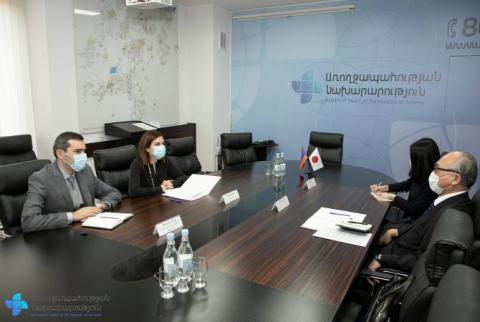 Անահիտ Ավանեսյանն ու Ճապոնիայի դեսպանը քննարկել են համավարակի դեմ պայքարի աշխատանքները