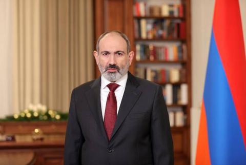 PM Pashinyan issues congratulatory message on New Year and Christmas