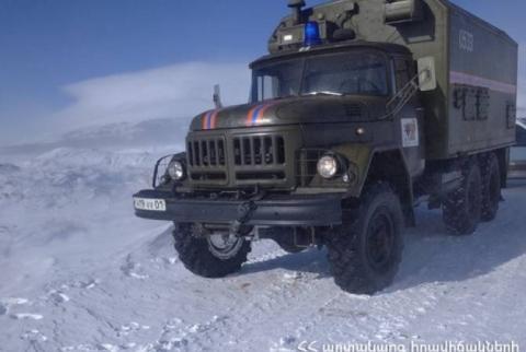 Փրկարարներն ավտոմեքենաներ են դուրս են բերել արգելափակումից