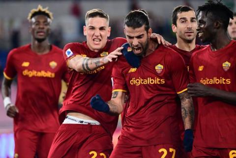 Roma, sahasında Cagliari'yi 1-0 mağlup etti! Mkhitaryan maça katıldı