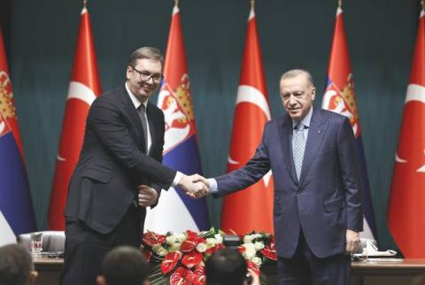Անկարայում հանդիպել են Թուրքիայի և Սերբիայի նախագահները