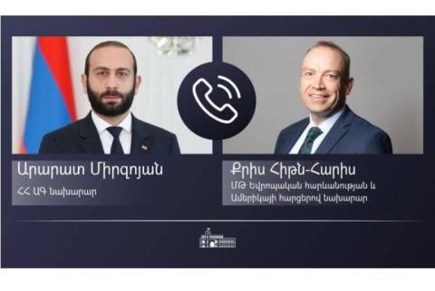 Ermenistan Dışişleri Bakanı İngiliz bakanı ile Ermenistan-Türkiye diyalog sürecini görüştü