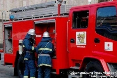 Հրշեջները մարել են Իջևանում բռնկված հրդեհը