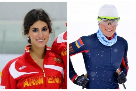 Mikayel Mikayelyan and Tina Garabedian are Team Armenia’s flagbearers at Beijing Winter Olympics opening 