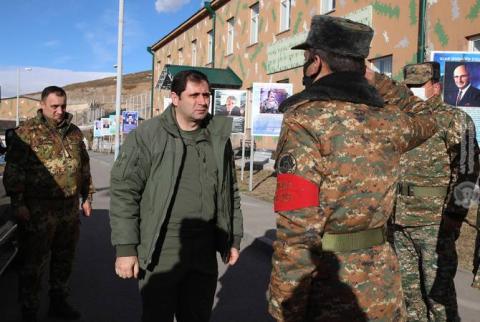 Սուրեն Պապիկյանը հետևել է նոր կառուցվող զորամասի շինարարական աշխատանքների ընթացքին