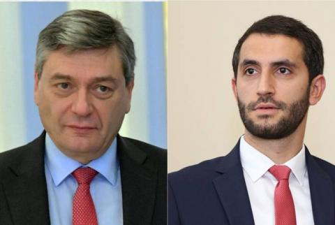 Ruben Rubinyan, Andrey Rudenko ile Yerevan-Ankara temaslarını görüştü