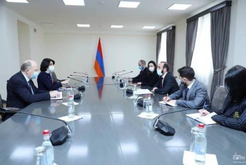 Armenian FM receives Co-Chairs of Euronest Parliamentary Assembly