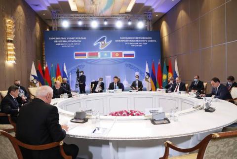 Next session of Eurasian Inter-governmental Council to be held in Brest, Belarus