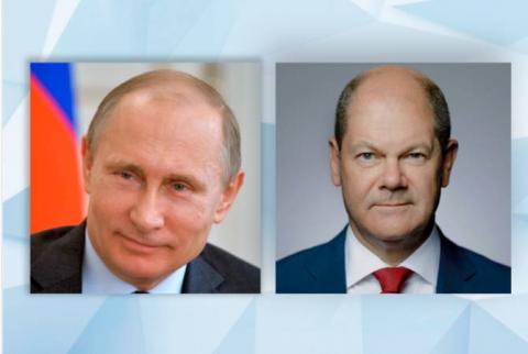 Putin and Scholz discuss the issue of organization of humanitarian corridors in Ukraine