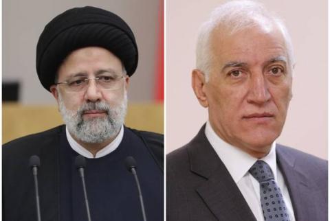 الرئيس الإيراني آية الله إبراهيم يهنّئ فاهاكن خاتشاتوريان على انتخابه رئيساً لجمهورية أرمينيا