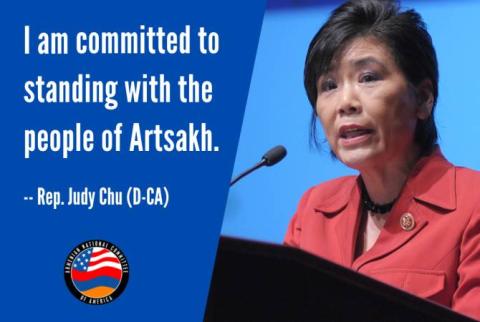 ‘I am proud to stand with Armenian people in rejecting violence from Azerbaijan’ – Rep. Judy Chu