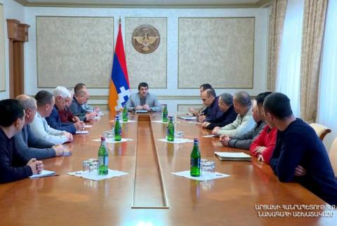 Արայիկ Հարությունյանն ու «Արցախի պահեստազորի սպաների միություն» ՀԿ-ի անդամները քննարկել են երկրում ստեղծված իրավիճակն ու հաղթահարման ուղիները