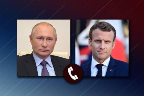 Poutine et Macron discutent de la situation en Ukraine