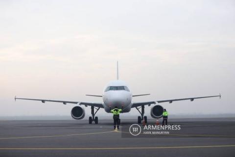 Ministry of Emergency Situations of Armenia receives information about bomb in a plane that has landed in Zvartnots