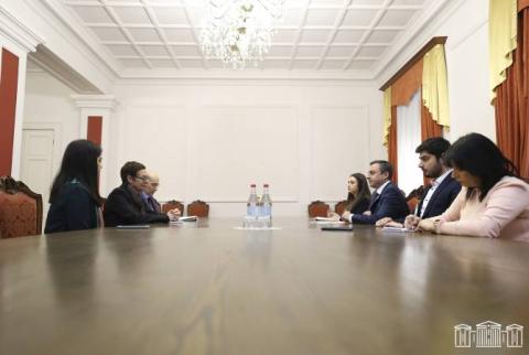 Artsakh can never be part of Azerbaijan. Vice president of Armenian parliament receives Ambassador of France