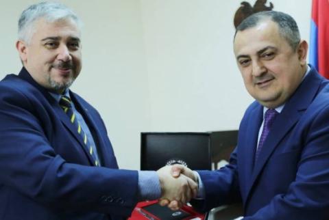 Կարեն Գիլոյանն ընդունել է Եվրոպայի ծանրամարտի ֆեդերացիայի նախագահին և գլխավոր քարտուղարին