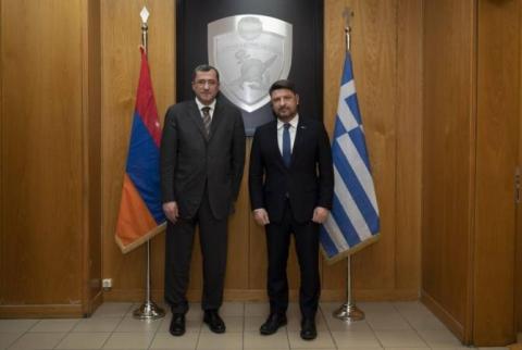 The delegation headed by Armenian Deputy Defense Minister visits Greece