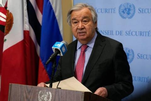 Генсек ООН поручил обсудить с РФ и Украиной возможность гуманитарного перемирия