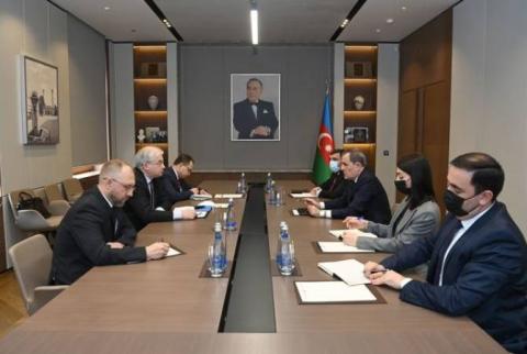 Le représentant spécial de la Russie a discuté avec Jeyhun Bayramov   des relations entre Bakou et Erevan