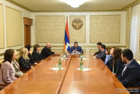 Արայիկ Հարությունյանն ընդունել է Արցախի ռուսական համայնքի ներկայացուցիչներին