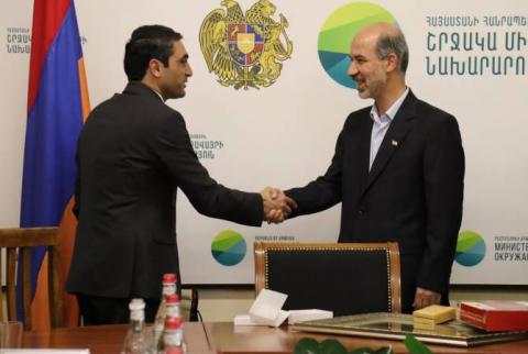 Министр окружающей среды Армении обсудил с министром энергетики Ирана перспективы расширения сотрудничества