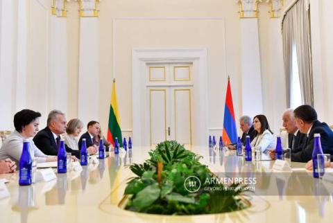 Lithuanian President vows every support in preserving Armenian Christian monuments under Azeri control 