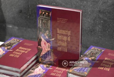Se presentó a los lectores la obra "Patrimonio manuscrito de Artsaj y Utik"