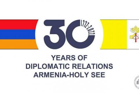 Armenia and Holy See exchange messages on 30th anniversary of establishment of diplomatic relations