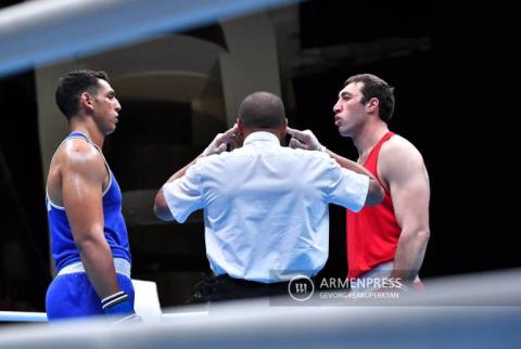 EUBC Men’s European Boxing Championships: Flying bottles as referee stops Chaloyan bout after two standing eight-counts 