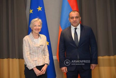 Armenia’s Constitutional Court President and President of Venice Commission meet in Yerevan