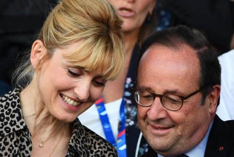 Экс-президент Франции Олланд и актриса Жюли Гайе вступили в брак