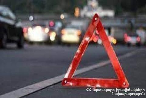 Հինգ մարդ է վնասվել Վանաձորում  տեղի ունեցած ՃՏՊ-ի հետևանքով