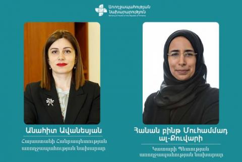 Armenia, Qatar to closely cooperate in healthcare sector