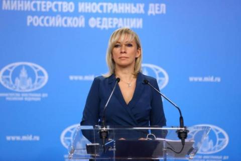 Zakharova says the activity of the Armenian-Azerbaijani border delimitation commission has nothing to do with Parukh