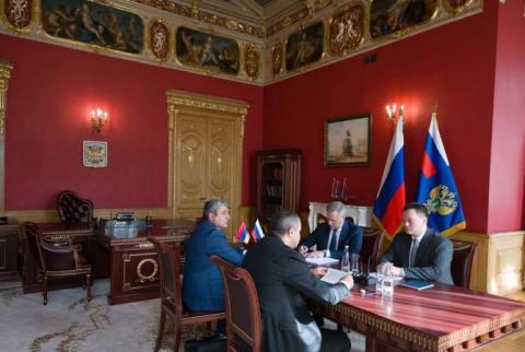 Armenian, Russian Prosecutors General meet in St. Petersburg