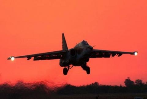 Su-25 warplane crashed in the Rostov region