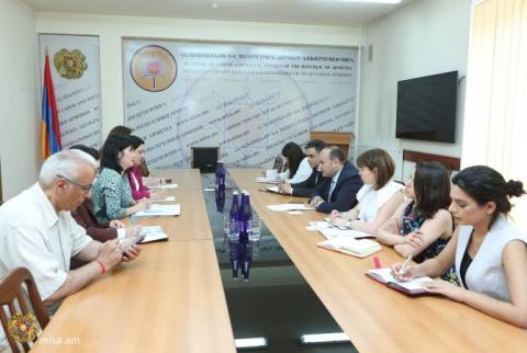 UN Women-ի ներկայացուցիչը ԱՍՀ նախարարին իր ուրախությունն է հայտնել Հայաստանում կանանց հզորացման կապակցությամբ