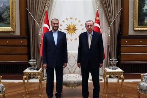 Türkiye Cumhurbaşkanı Erdoğan, İran Dışişleri Bakanı Abdullahiyan ile görüştü