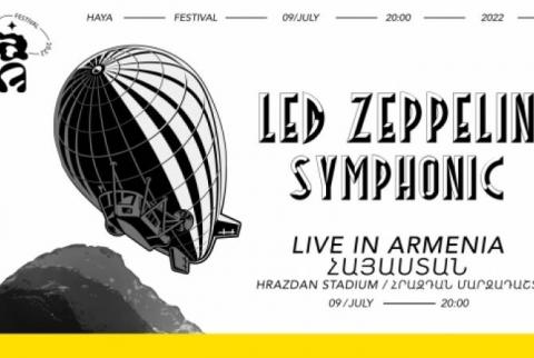 La orquesta "Led Zeppelin Symphonic" tocará en Ereván los clásicos de la banda en el marco del festival “Haya”