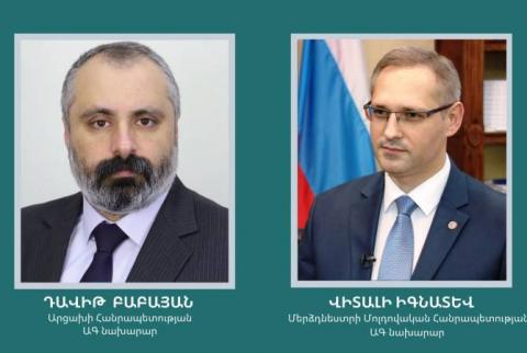 Արցախի ԱԳ նախարարը հեռախոսազրույց է ունեցել Մերձդնեստրի իր գործընկերոջ հետ