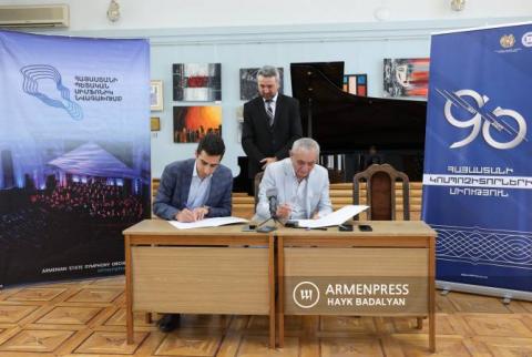 El festival del arte de la composición es organizado por la orquesta sinfónica y la Unión de Compositores de Armenia