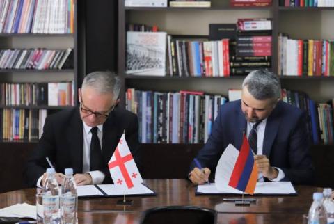 Se firmó un acuerdo de cooperación cultural entre Armenia y Georgia