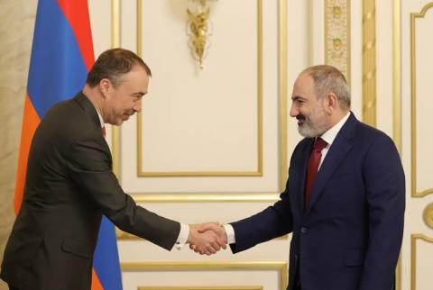 Le Premier ministre Pashinyan a reçu le Représentant spécial de l'UE, Toivo Klaar