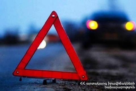 ДТП на перекрестке пр. Комитаса и ул. Вагаршяна: водитель мопеда госпитализирован