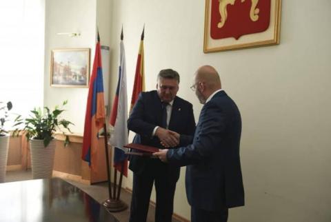 Gyumri and Russia’s Tver become sister cities 