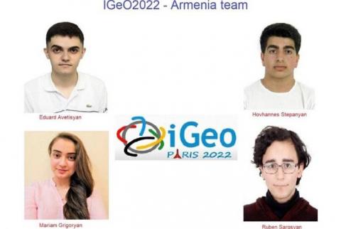 Ermeni öğrenciler Uluslararası Coğrafya Olimpiyatı'nda 2 bronz madalya kazandı