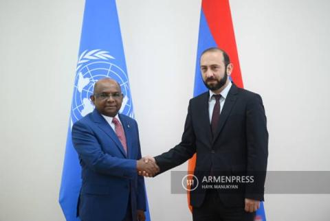 El canciller de Armenia informó al presidente de la Asamblea General de la ONU sobre los prisioneros de guerra armenios
