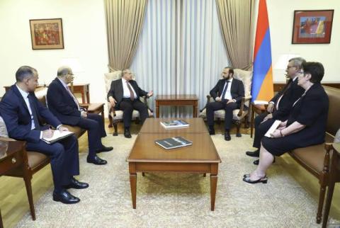 Los cancilleres de Armenia y Egipto trataron el proceso de paz regional en la reunión de consultas políticas