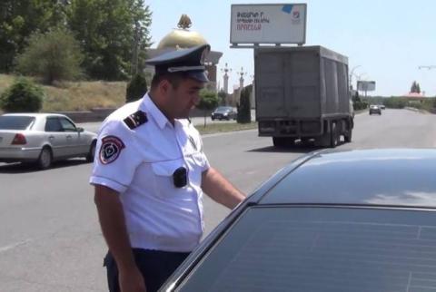 Ճանապարհային ոստիկանության ծառայողները հուլիսի 24-ից օգոստոսի 1-ն ութ մարզերում հայտնաբերել են կանոնների 3962 խախտում