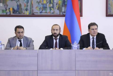 Azerbaijan officially assumed responsibility for aggression – FM Mirzoyan tells diplomatic corps 